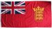 0.5yd 46x23cm Jersey red ensign (woven MoD fabric printed)